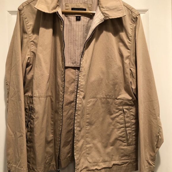 Banana Republic Men's Small Tan Jacket 100% Cotton - Picture 3 of 7